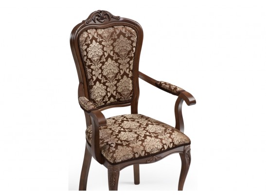Кресло Руджеро с мягкими подлокотниками орех / шоколад в Кургане