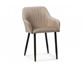 Кресло Слэм бежевое / черное