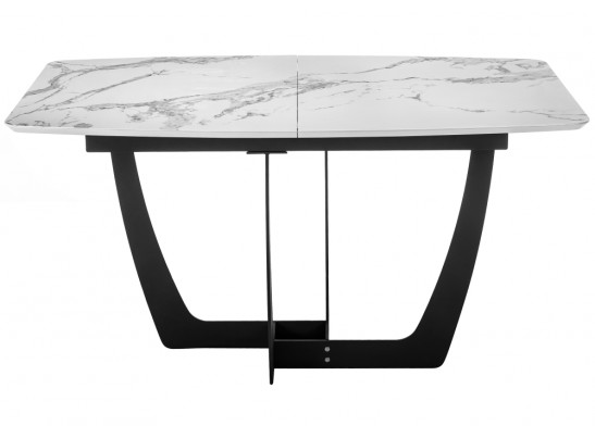 Обеденная группа Лиара темно-коричневый / оливковый / белый мрамор / графит в Кургане