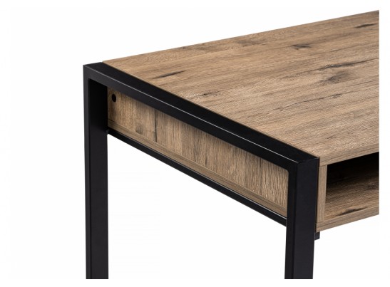 Письменный стол Маньяра дуб велингтон / черный матовый в Кургане