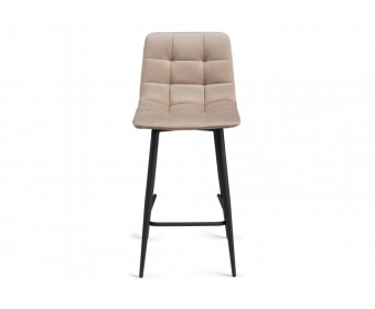 Полубарный стул Чилли К бежевый / черный