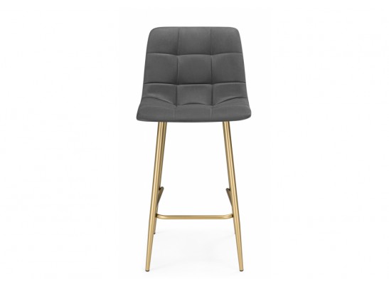 Полубарный стул Чилли Мини темно-серый (zd 995) / золотой в Кургане