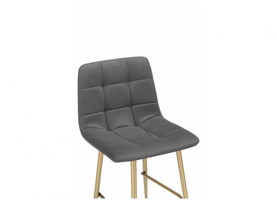 Полубарный стул Чилли Мини темно-серый (zd 995) / золотой в Кургане