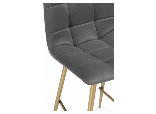 Полубарный стул Чилли Мини темно-серый (zd 995) / золотой в Кургане
