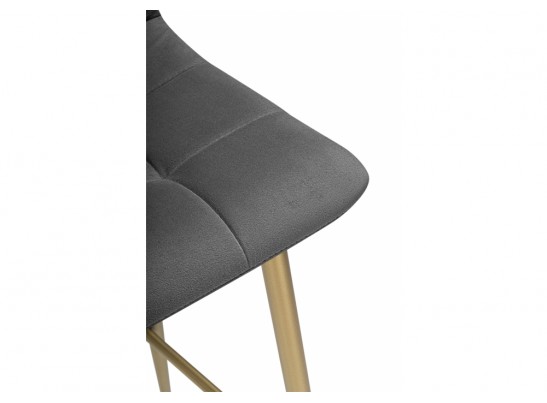 Полубарный стул Чилли Мини темно-серый (zd 995) / золотой в Кургане