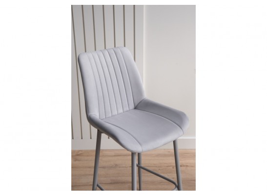 Полубарный стул Седа 360 светло-серый (zd 960) / серый в Кургане
