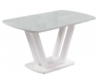 Стеклянный стол Келтик белый