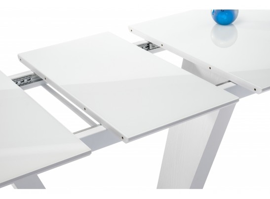 Стол на тумбе Петир белый / белый в Кургане