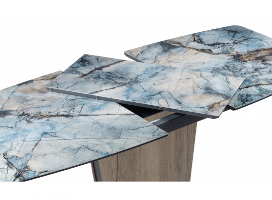 Стол на тумбе Теон магеллан / галифакс натуральный / графит в Кургане