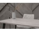 Стол Тринити Лофт 140x80x75 25 мм бетон / матовый черный в Кургане