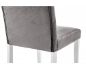 Стул Amelia white / fabric grey в Кургане