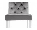 Стул Amelia white / fabric grey в Кургане
