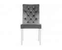 Стул Amelia white / fabric grey в Кургане