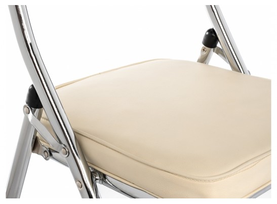 Стул Chair раскладной бежевый в Кургане