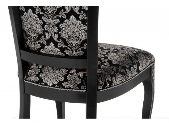 Стул Клето патина серебро / черный в Кургане