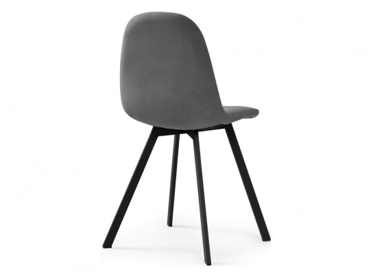 Стул на металлокаркасе Агот темно-серый / черный каркас в Кургане