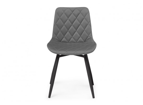 Стул на металлокаркасе Баодин К крутящийся темно-серый / черный в Кургане