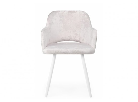 Стул на металлокаркасе Эолин 360 светло-бежевый (simple 011) / белый в Кургане