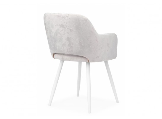 Стул на металлокаркасе Эолин 360 светло-бежевый (simple 011) / белый в Кургане