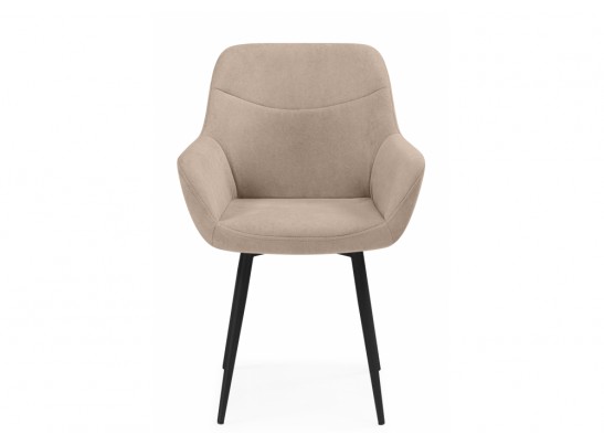 Стул на металлокаркасе Флюид бежевый (zd 210) / черный в Кургане