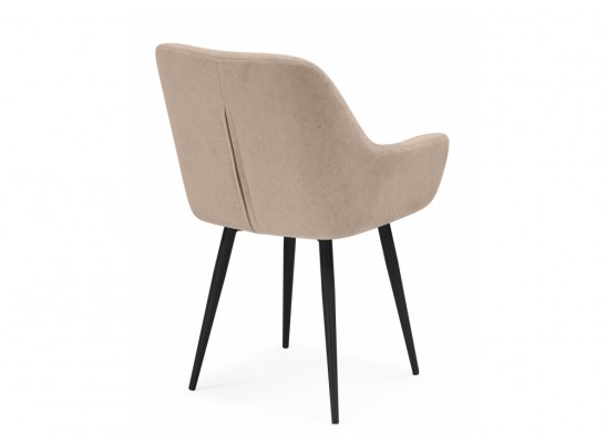 Стул на металлокаркасе Флюид бежевый (zd 210) / черный в Кургане