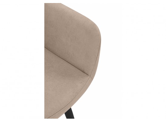 Стул на металлокаркасе Флюид бежевый (zd 210) / черный в Кургане