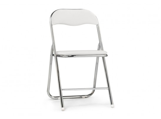 Стул на металлокаркасе Fold 1 складной white / chrome в Кургане