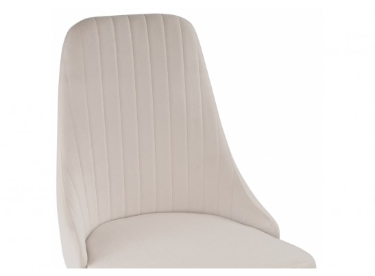 Стул на металлокаркасе Kora white / beige в Кургане