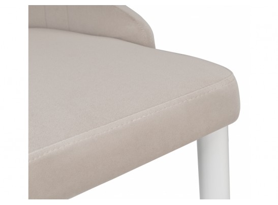 Стул на металлокаркасе Kora white / beige в Кургане