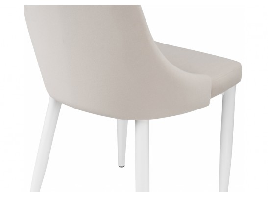 Стул на металлокаркасе Kora white / beige в Кургане