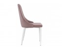 Стул на металлокаркасе Kora white / light purple в Кургане