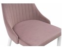 Стул на металлокаркасе Kora white / light purple в Кургане