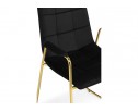 Стул на металлокаркасе Lana black / gold в Кургане