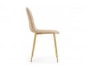 Стул на металлокаркасе Lilu 1 beige / gold в Кургане