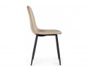 Стул на металлокаркасе Lilu dark beige / black в Кургане
