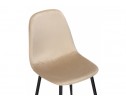 Стул на металлокаркасе Lilu dark beige / black в Кургане