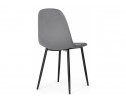 Стул на металлокаркасе Lilu dark grey / black в Кургане
