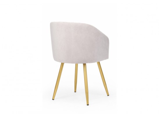 Стул на металлокаркасе Монер 360 светло-серый (glory 36) / золотой в Кургане