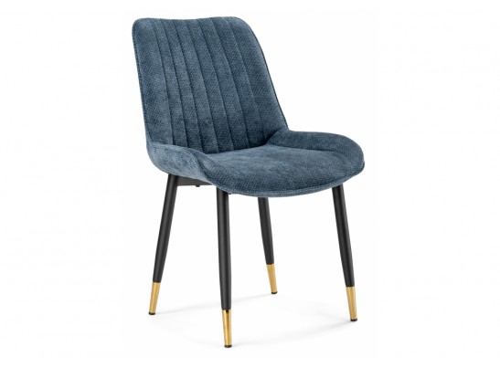 Стул на металлокаркасе Seda 1 blue / black / gold в Кургане
