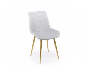 Стул на металлокаркасе Седа 360 светло-серый (zd 960) / золотой