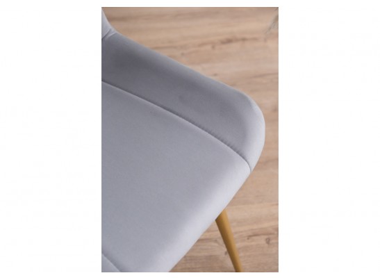 Стул на металлокаркасе Седа 360 светло-серый (zd 960) / золотой в Кургане