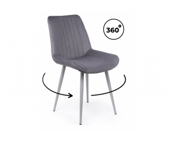 Стул на металлокаркасе Седа 360 темно-серый (zd 995) / серый
