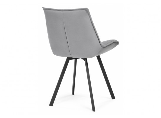 Стул на металлокаркасе Тува серый / черный каркас в Кургане