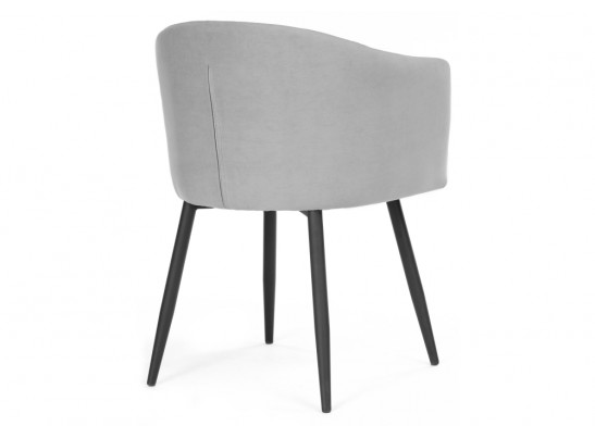 Стул на металлокаркасе Валета серый / черный каркас в Кургане