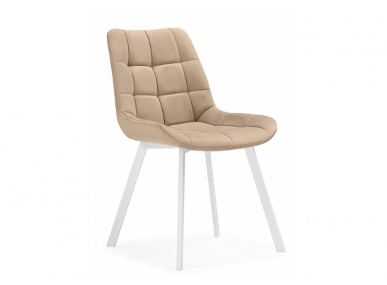 Стулья на металлокаркасе Челси 360 бежевый (ZD 210) / белый в Кургане