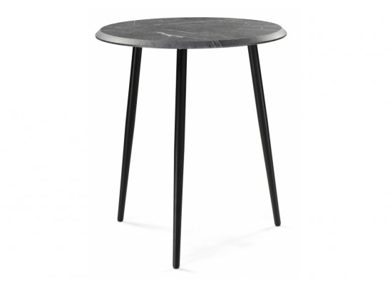 Журнальный столик Абелия мрамор темно-серый / черный матовый в Кургане