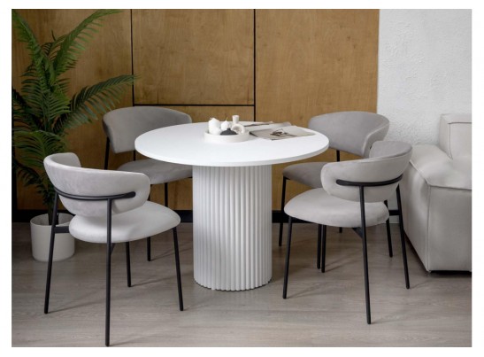 Стол Барел 110 белый / белый в Кургане