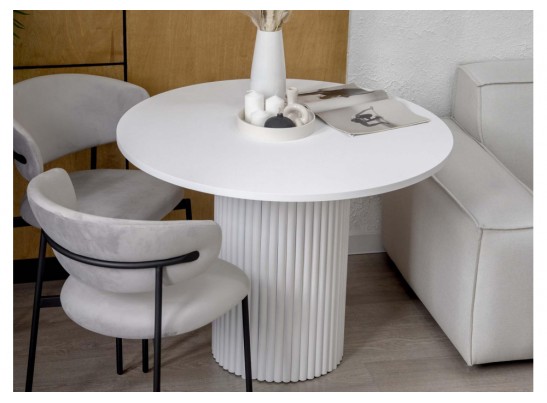 Стол Барел 110 белый / белый в Кургане