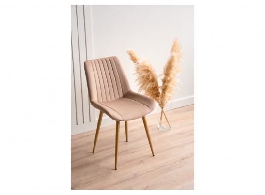 Стул на металлокаркасе Седа 360 бежевый (zd 210) / золотой в Кургане