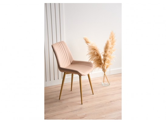 Стул на металлокаркасе Седа 360 бежевый (zd 210) / золотой в Кургане